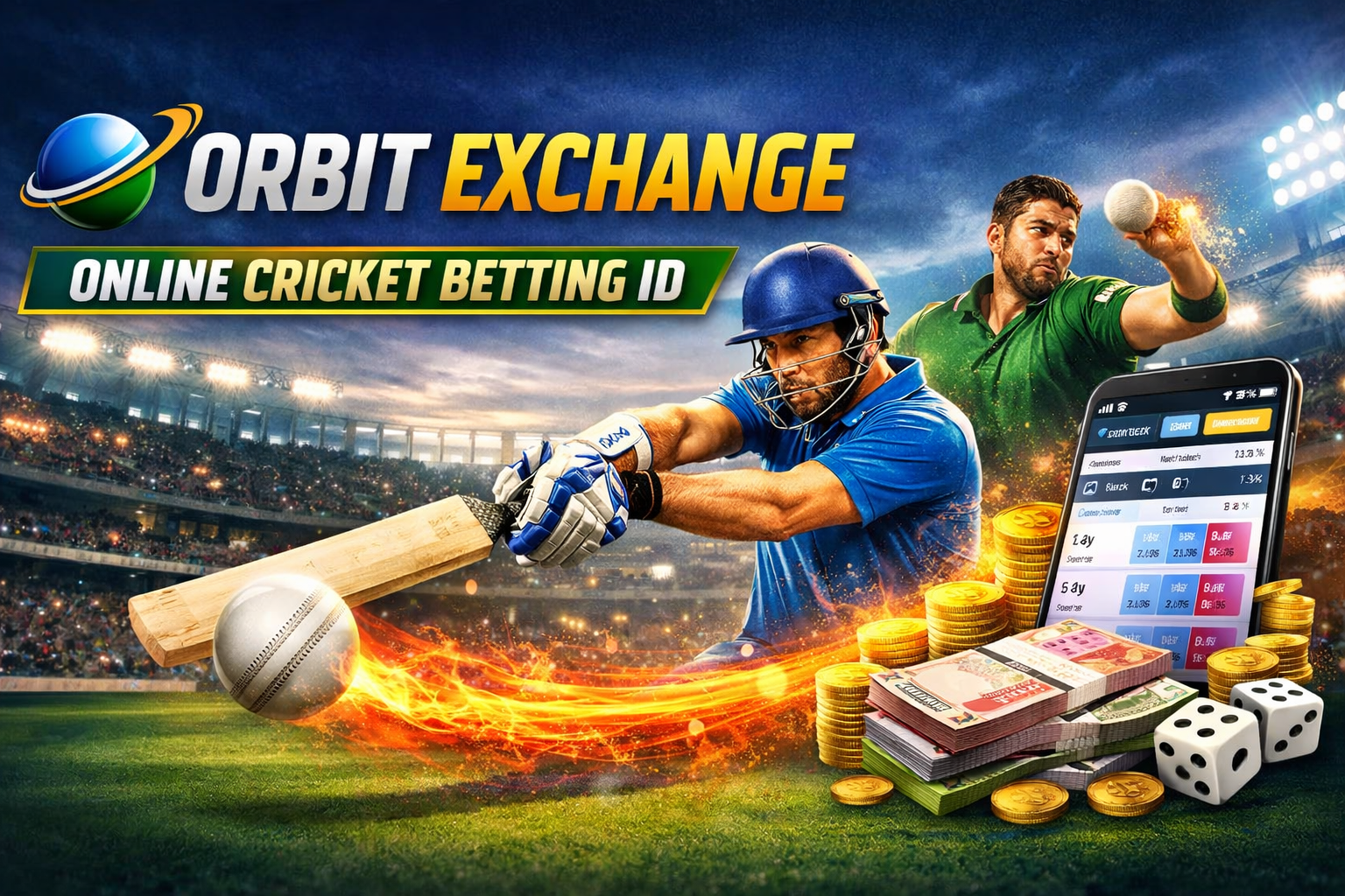 Cricket betting action at Orbit Exchange